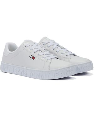Tommy Hilfiger Tommy Jeans Cool Donna Scarpe Da Ginnastica Bianche - Bianco