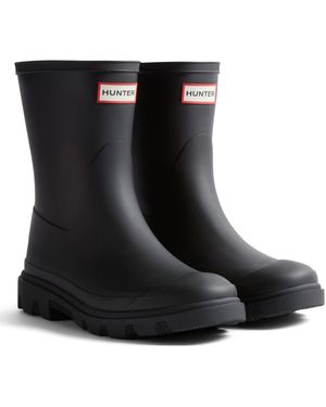 HUNTER Downpour Rubber Wellies - Black