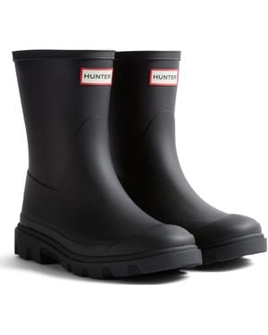 HUNTER Downpour Rubber Wellies - Black