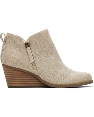 TOMS Goldie Wedge Boot - Natural
