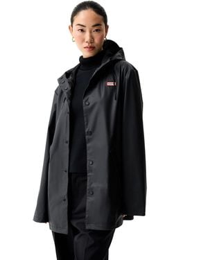 HUNTER Jo Parka Rain Jacket - Black