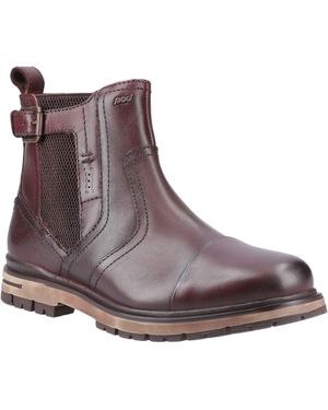 Pod Apollo Leder/Textil-stiefel - Braun