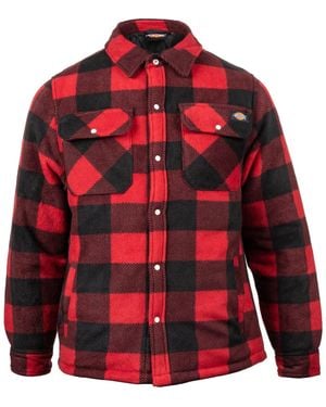 Dickies Portland Synthetic Casual Shirt - Red