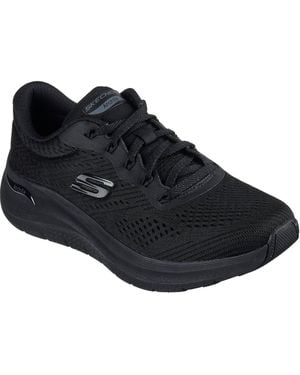 Skechers Arch Fit 2.0 Big League Synthetic Trainers - Black