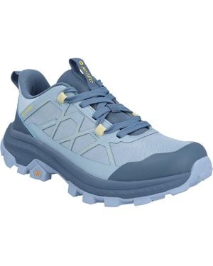 Hi-Tec Infuse Low Polyester Fog/Flintstone/Banana Hiking Shoes - Blue