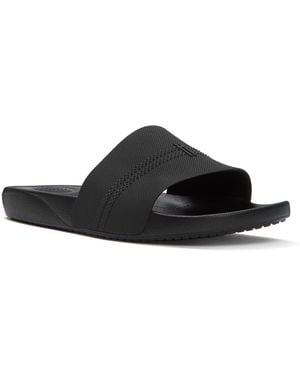 Fitflop Iqushion Pool Slides Polyurethane All Pu - Black