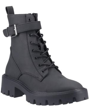 ONLY Betty-8 Polyurethane Boots - Black