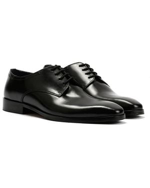 Ben Sherman Kenton Leather Lace-Up Shoes - Black