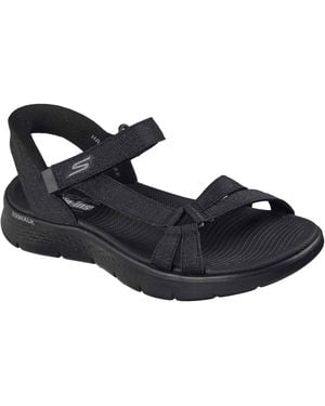 Skechers Go Walk Flex Illuminate Sandals - Blue
