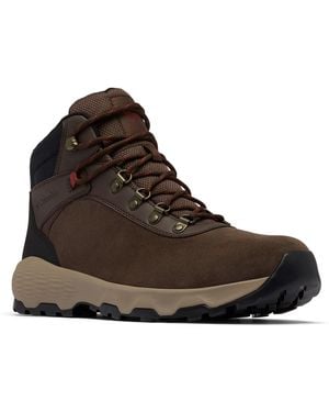 Columbia Newton Wander Suede Cordovan/Spice Hiking Boots - Brown