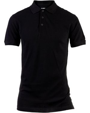 Caterpillar Essentials Cotton Polo Shirt - Black