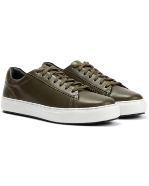 Ben Sherman Ace Cupsole Leather Trainers - Grey