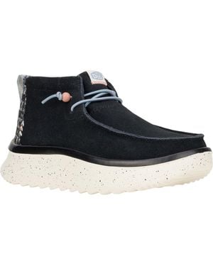 HEYDUDE Wendy Peak Hi Suede Boots - Blue