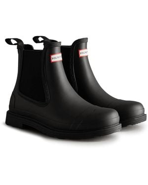 HUNTER Mfs9016Rma-Blk Commando Chelsea Boots - Black