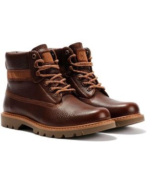 Caterpillar Colorado 2.0 Leather Glazed Ginger Boots - Brown