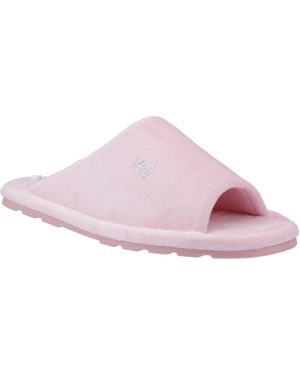 Juicy Couture Vivien Pantofole Tpu Con Fiore Di Mandorlo Per Donna - Rosa
