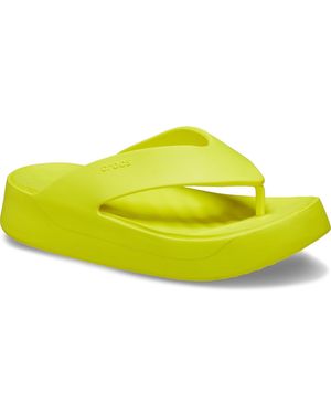 Crocs™ Getaway Plateau Flip Flop - Gelb