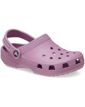 Crocs™ Toddler Classic Clog Synthetic Hydrangea Loafers - Purple