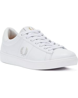 Fred Perry Spencer Leather Trainers - White