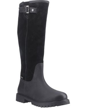 HUNTER Canna Knee High Boots - Black