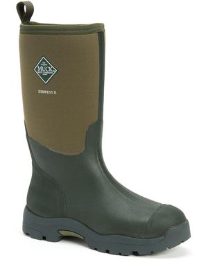 Muck Boot Derwent Ii Rubber Moss Wellington Boots - Green