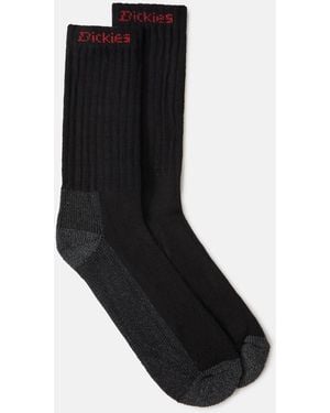 Dickies Industrial Cotton Work Socks - Black