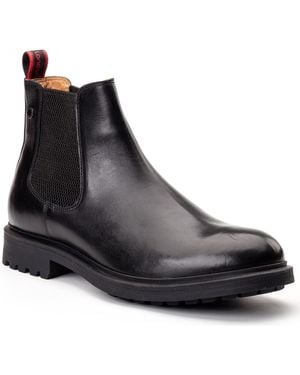 Base London Roebuck Leather Boots - Black