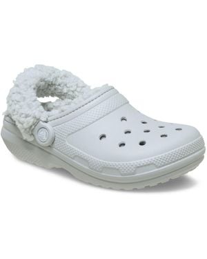Crocs™ Classic Fleece Lined Thermoplastische Atmosphäre Holzclogs - Blau