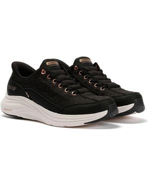 Skechers Slip-Ins Contour Foam Cosy Fit Trainers - Black