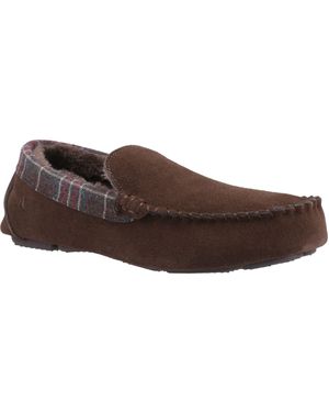 Hush Puppies Andreas Pantofole Marroni Da Uomo - Marrone