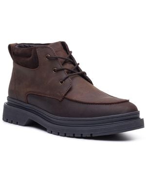 Hush Puppies Jerome Chukka Leather Ankle Boots - Brown
