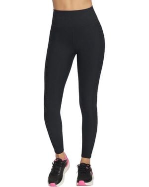 Skechers Ladies Go Flex Ribbed Leggings - Blue