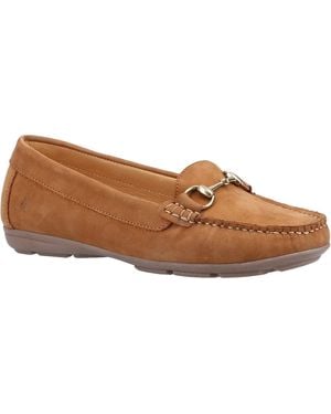 Hush Puppies Molly Snaffle Lea Nubuck Women's Loafers - Brown