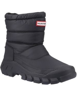 HUNTER Intrepid Short Snow Boots - Blue