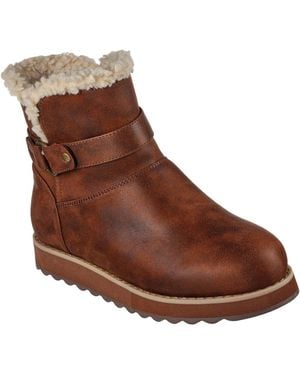 Skechers Keepsakes 2.0 167615-Choc Zip Shoes - Brown