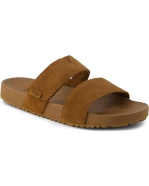 TOMS Nico Textile Walnut Sandals - Brown