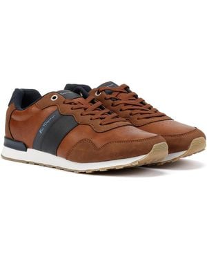 Ben Sherman Owen Retro Scarpe Da Ginnastica Marroni Da Uomo - Marrone