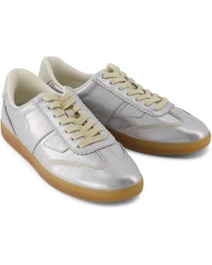 TOMS Collins Leather Trainers - Grey