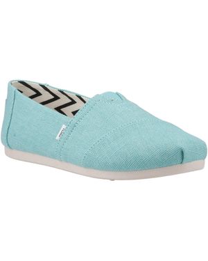 TOMS Alpargata Classic Jute Aqua Espadrilles - Blue
