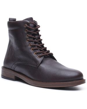 Hush Puppies Irwin Leather Ankle Boots - Black