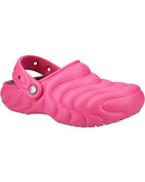 Crocs™ Classic Lined Overpuff Thermoplastische Clogs - Pink