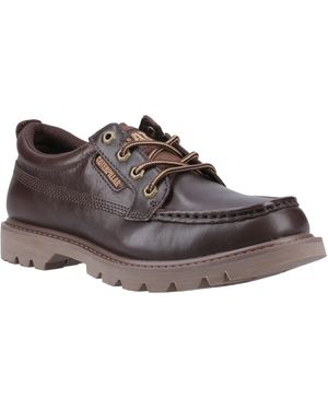 Caterpillar Colorado Moc Toe Low Leder Schnürschuhe - Braun