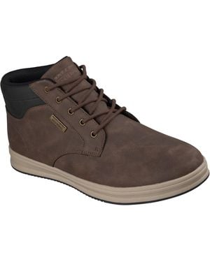 Skechers Palmiro Wallace Ankle Boots - Brown