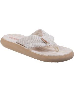 Rocket Dog Sunset Webbing Double Flip Flops - White