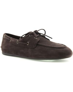 Sperry Top-Sider Slim Boat Leather Dark Shoes - Black