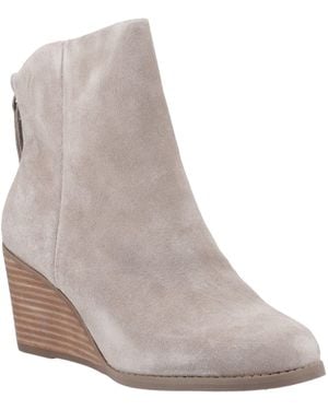 TOMS Casey Leather Boots - Grey