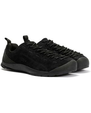 Keen Jasper Suede Hairy Trainers - Black
