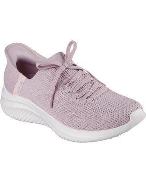 Skechers Ultra Flex 3.0 Elevated Light Mauve Trainers - Purple