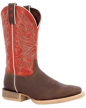 Durango Rebel Pro Leather Worn/Chili Pepper Boots - Brown