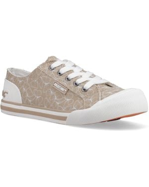 Rocket Dog Jazzin Mariposa Textile Trainers - Grey